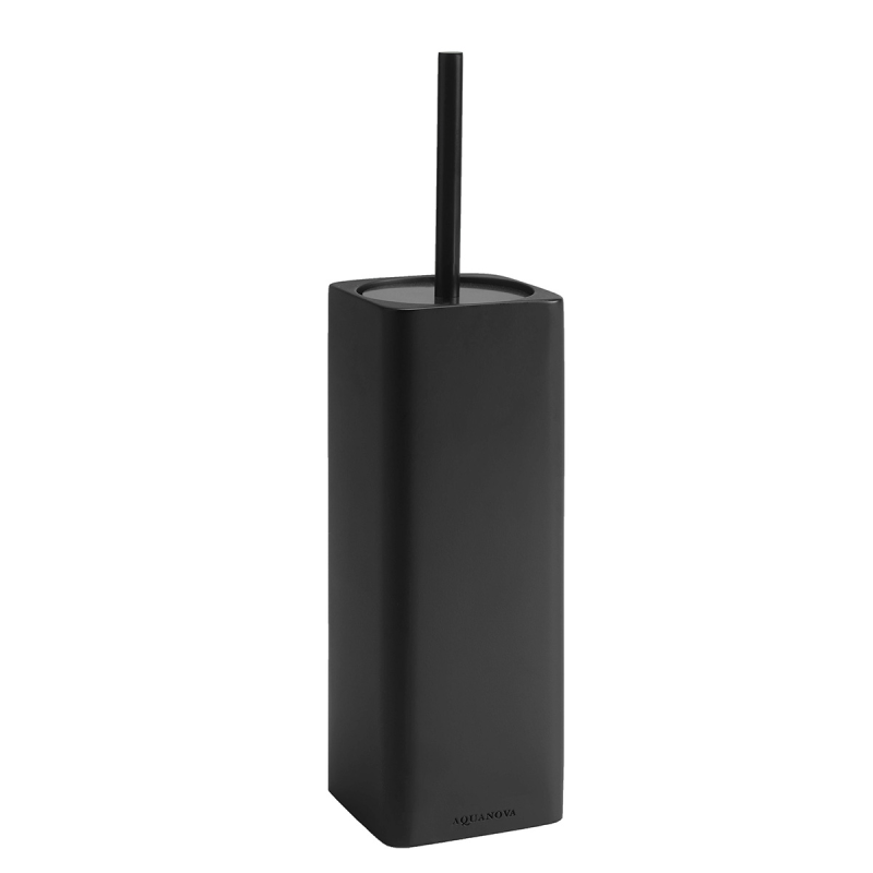  Aquanova Khana Black wall-mounted toilet brush