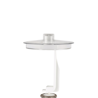 Alessi Plisse milk frother white - 3