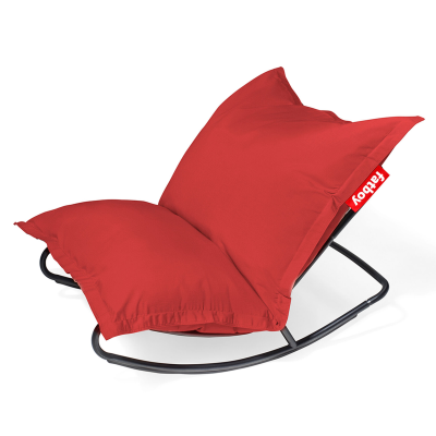 Combi deal: Rock 'n Roll Black + Fatboy The Original Outdoor Red Pouffe