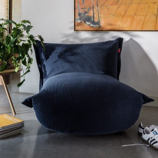 Fotel Fatboy The BonBaron Slim Cord Deep Blue 120x120x75 cm - 7