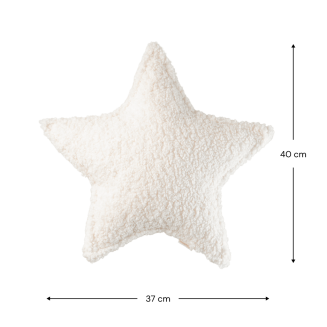 Wigiwama Star Cream White Pillow - 5
