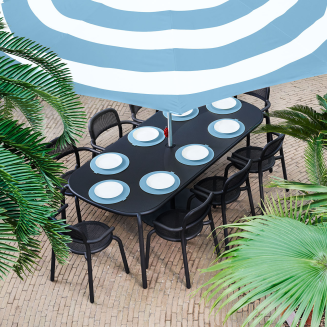  Set of 2 Fatboy Place-we-met Dark Ocean placemats - 3