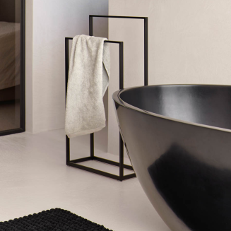  Aquanova Axel Black bathroom rug 60x100 cm - 5