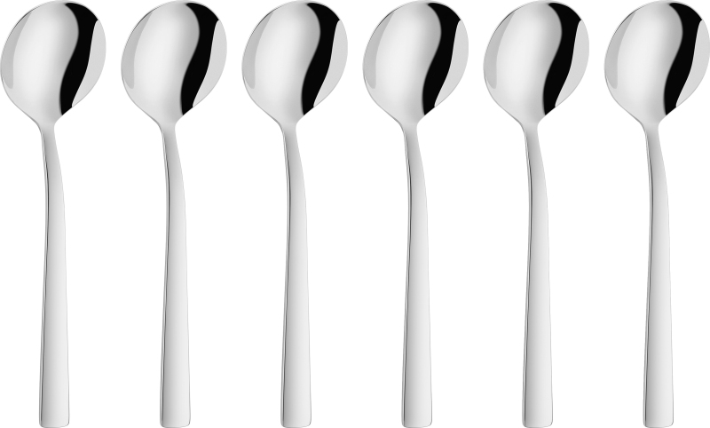  Set of 6 Zwilling Dinner spoons