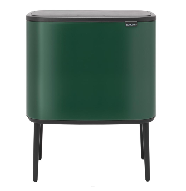 Brabantia Bo Touch Bin 23+11l green
