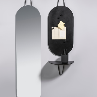 Wall mirror Zone Denmark A-Wall Soft Grey 120x30 cm - 3