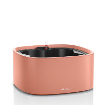  Lechuza Pila Color Coral Red plant bowl