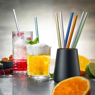  Set of 8 Gefu Future straws 23 cm - 4