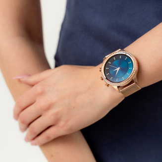 Smartwatch Gravity Różowe Złoto Pasek i Bransoleta GT5-7 - 2