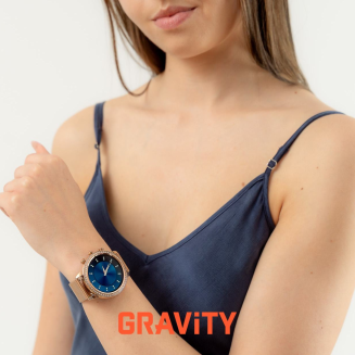 Smartwatch Gravity Różowe Złoto Pasek i Bransoleta GT5-7 - 3