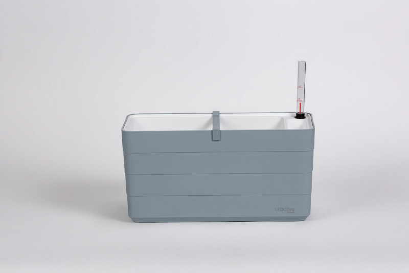 PLASTIA BERBERIS Donica samonawadniająca prostokątna 40x20 cm błękitny