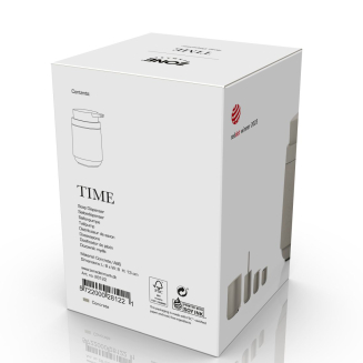 Dozownik do mydło Zone Denmark Time Concrete 0.22l - 3