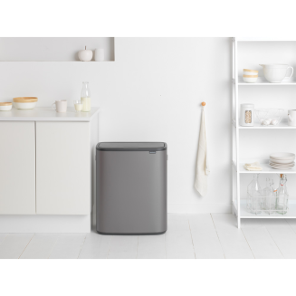 Brabantia Bo Touch Bin 2x30l platinum - 11