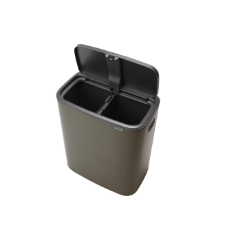 Brabantia Bo Touch Bin 2x30l platinum - 2