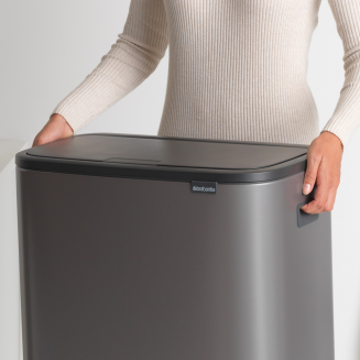 Brabantia Bo Touch Bin 2x30l platinum - 9