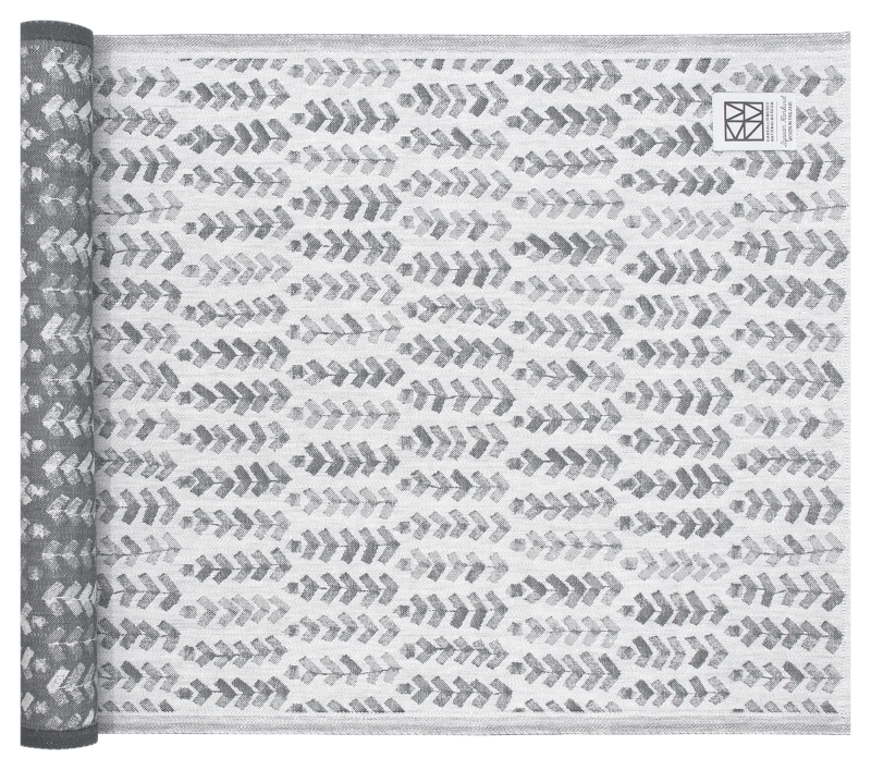  Lapuan Kankurit RUUSU X HVITTRÄSK sauna underlay white-gray 60x150 cm
