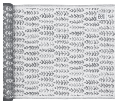  Lapuan Kankurit RUUSU X HVITTRÄSK sauna underlay white-gray 60x150 cm
