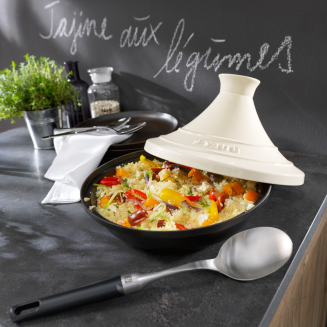  Tagine dish Staub beige and black 20 cm - 4