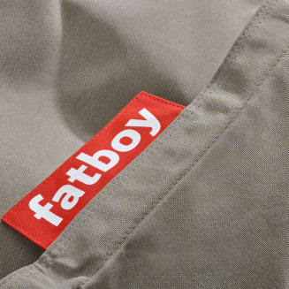  Combi deal: Rock 'n Roll Black + Fatboy The Original Outdoor Gray Taupe Pouffe - 3