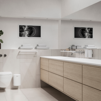 Pojemnik ścienny na papier toaletowy Zone Denmark Rim White - 5