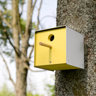  Keilbach Twitter birdhouse yellow - 2