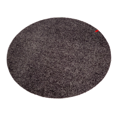 Keilbach Point round doormat, dark gray