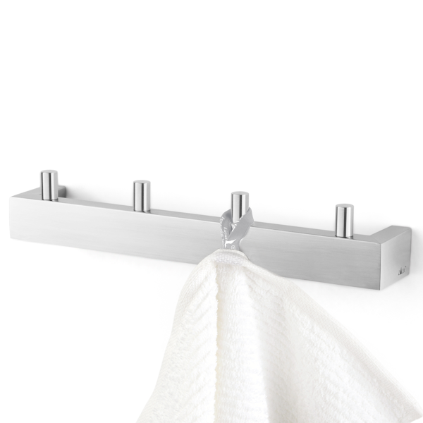 Zack Linea bathroom hanger, matt, 26 cm