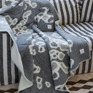  Lapuan Kankurit SAIMAANNORPPA blanket white-gray 130x180 cm - 5