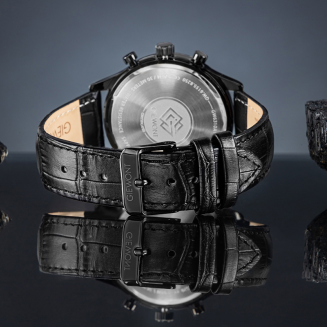 Zegarek Męski Giewont Chronograph Sapphire Czarny GW6310-A1 - 6
