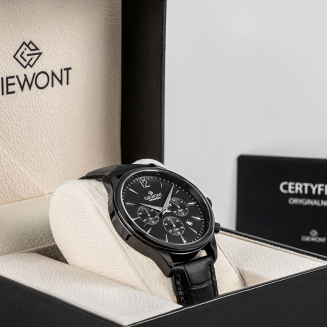 Zegarek Męski Giewont Chronograph Sapphire Czarny GW6310-A1 - 7
