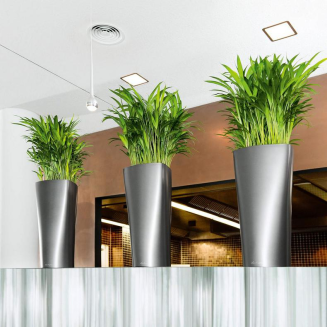  Lechuza Delta Premium 30 plant pot | 40 anthracite metallic - 6