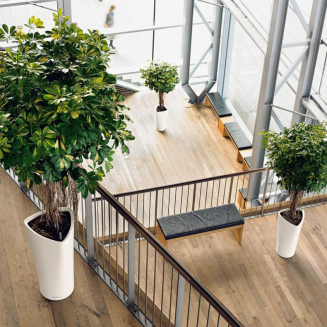  Lechuza Delta Premium 30 plant pot | 40 anthracite metallic - 8