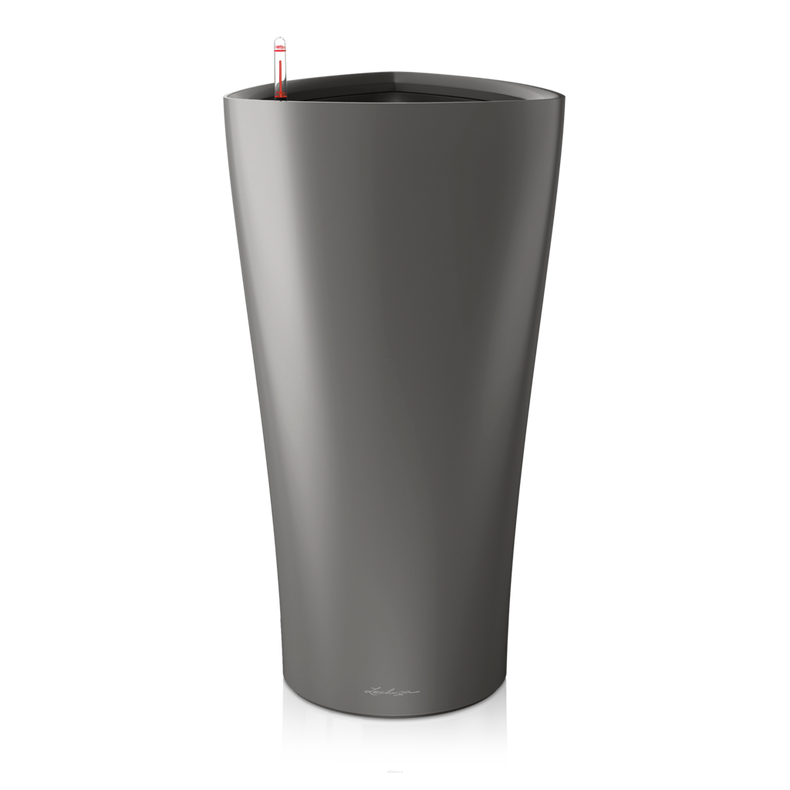  Lechuza Delta Premium 30 plant pot | 40 anthracite metallic