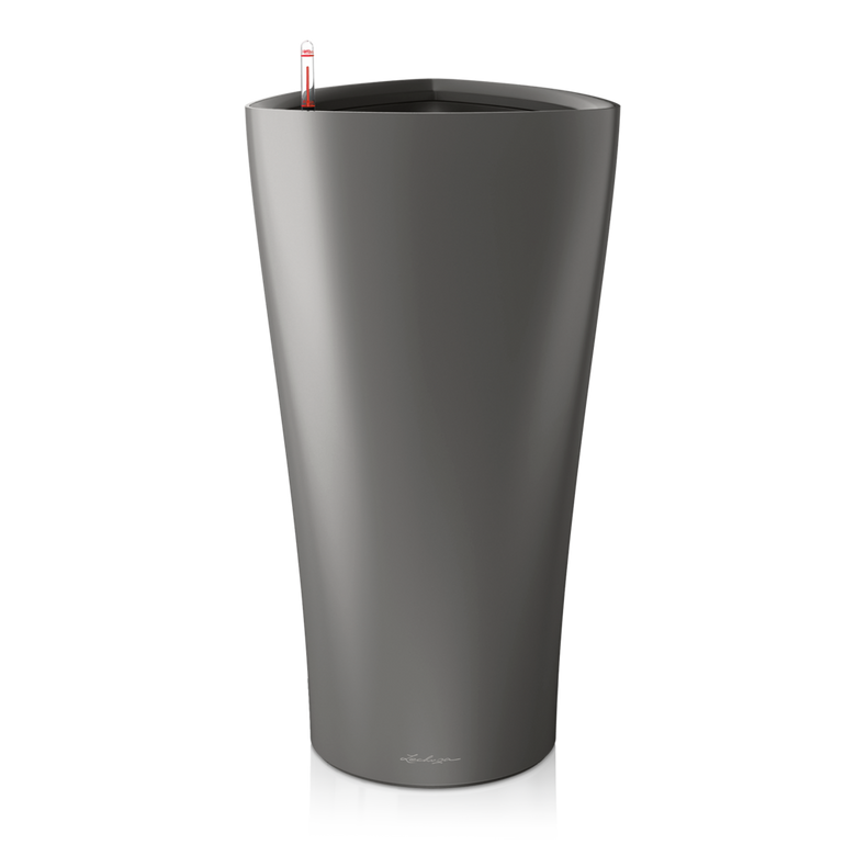  Lechuza Delta Premium 30 plant pot | 40 anthracite metallic