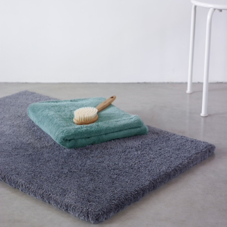 Aquanova Mauro Graphite bathroom rug 60x100 cm - 6