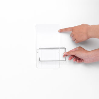  Brabantia ReNew White toilet paper holder - 7