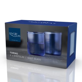 Kieliszki do wódki Lyngby Glass Torino Blue 60 ml - 2 szt. - 2