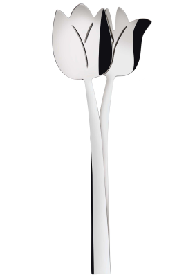 Zestaw sztućców do sałatek Casa Bugatti Tulipano Steel
