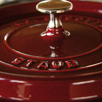  Staub round cast iron pot - 3.8 ltr, Grenadine - 4