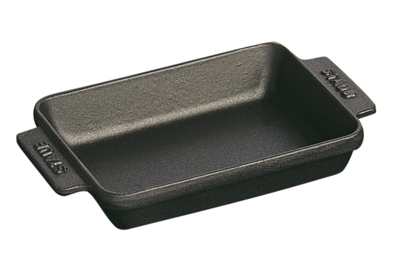  Staub mini rectangular baking tin - 250 ml, Black