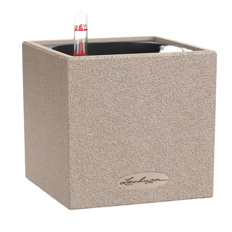  Lechuza Canto Stone flowerpot 14 cubes sand beige