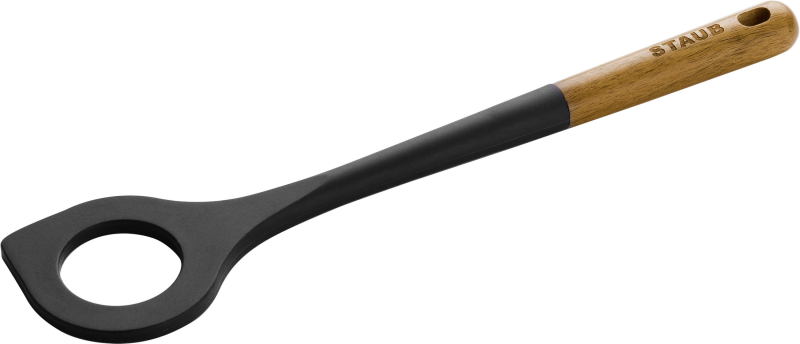  Staub risotto spoon - 31 cm, Brown and black
