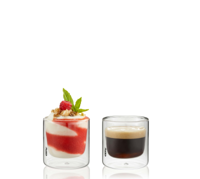  Set of 2 Gefu Mira thermal glasses 80 ml