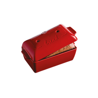  Emile Henry bread baking pan, red, 2.2 l - 2