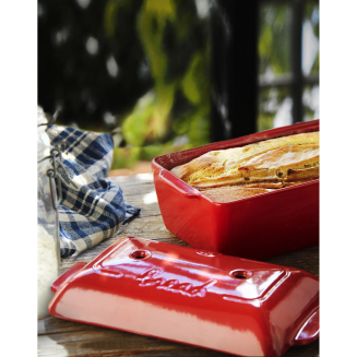  Emile Henry bread baking pan, red, 2.2 l - 5