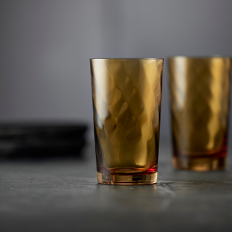 Szklanki do wody Lyngby Glas Vienna Amber 400 ml - 4 szt. - 5
