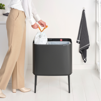 Kosz Brabantia Bo Touch Bin 23+11l Confident Grey - 8