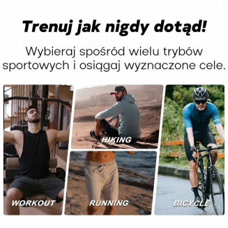 Smartwatch Męski GRAVITY GPS GT24-2 Czarny Pasek Silikonowy + Biały Pasek Silikonowy - 17