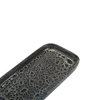  Aquanova Ugo Black olive bathroom tray - 2