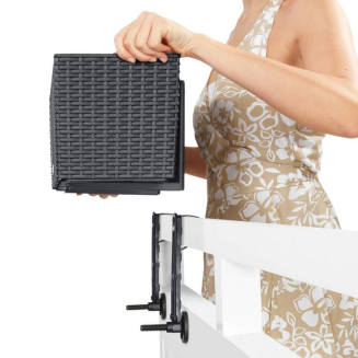  Balcony holders for Lechuza Balconera flower pots, white - 5